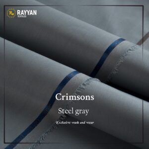 Crimson - Wash & Wear - By Rayyan Textile